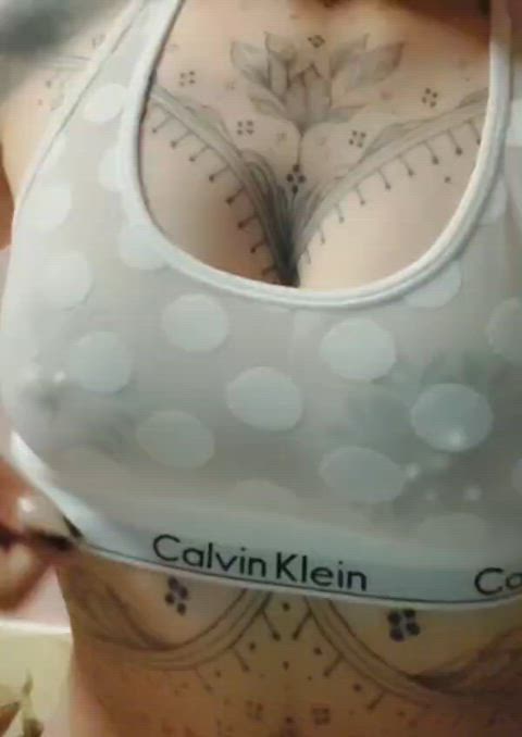 My first titty drop π€ tatted titties