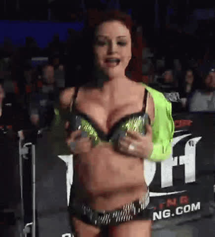 Boobs Celebrity Wrestling clip