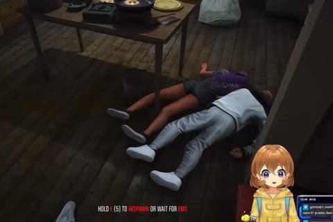 double blowjob threesome undressing clip