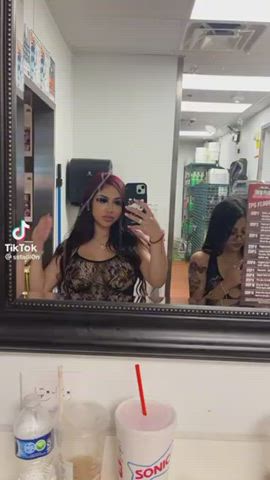 big tits nipples see through clothing tiktok tits clip