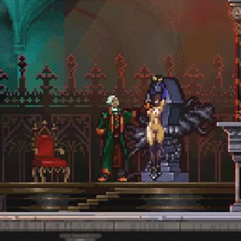 hentai nsfw pixelated vampire clip