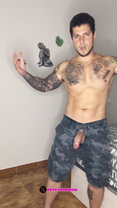 big dick cock creampie cum cumshot gay male masturbation onlyfans solo clip