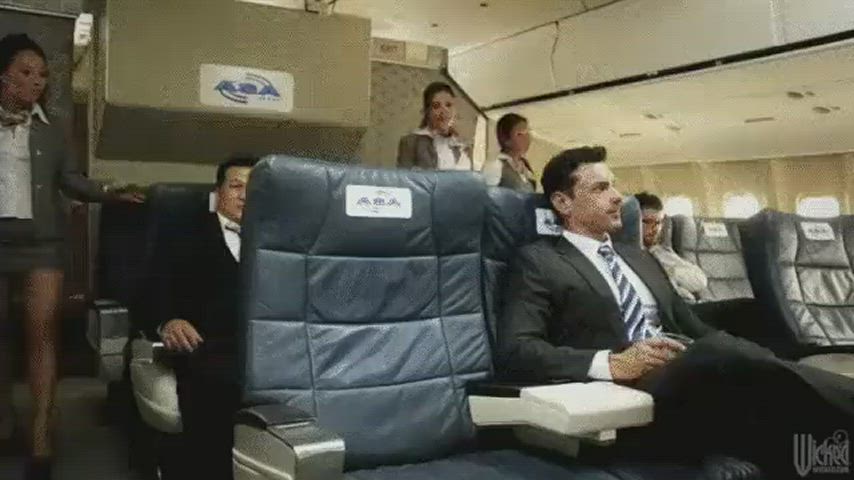 airplane asian kinky clip