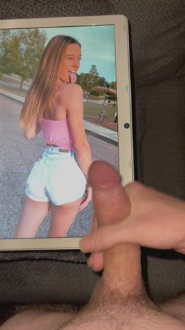 18 years old big dick cumshot cute long tongue petite skinny tribute clip