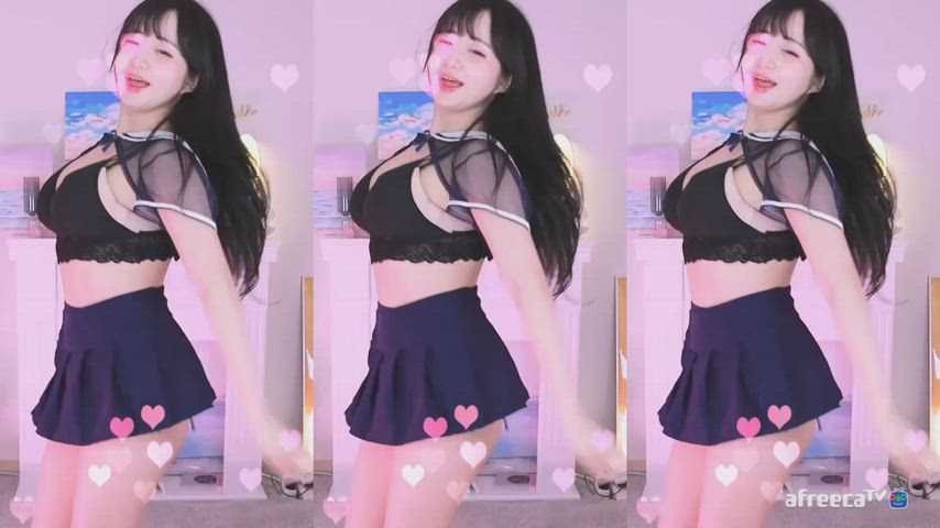 asian korean model clip
