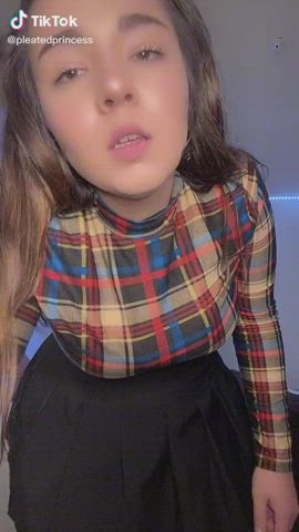 Skirt TikTok Tits clip