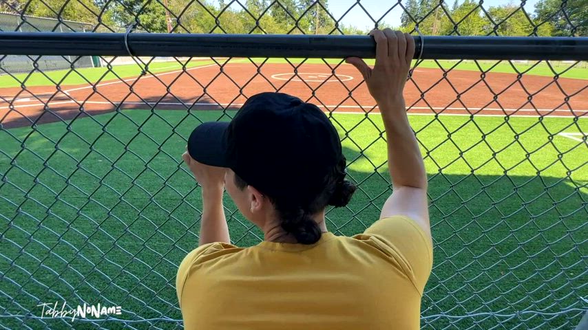 Fucking in the dugout
