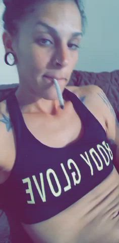 Panties Smoking Tease clip