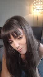 British Brunette Lingerie Stockings clip