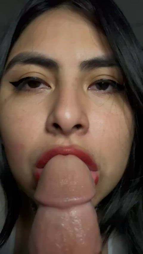 ahegao blowjob pov clip