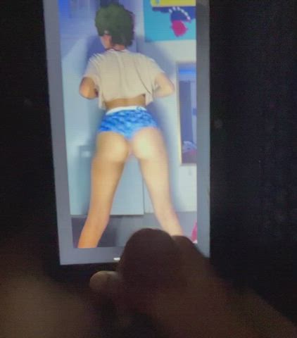 cumshot tribute twerking clip