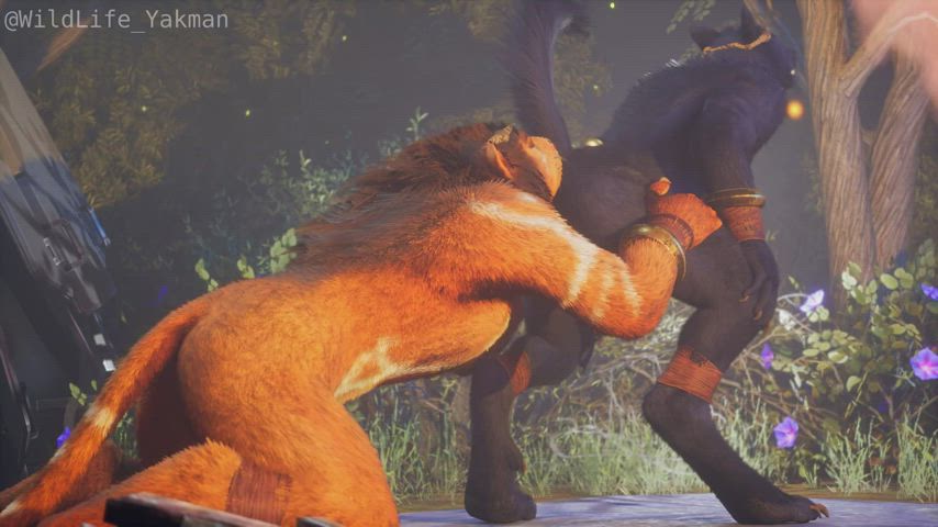 3D Animation Gay Rimjob Rimming clip