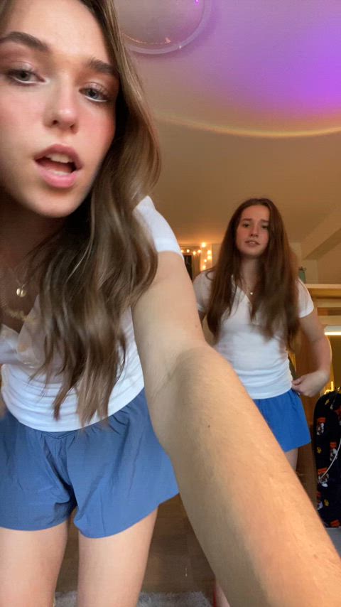 sister skirt tiktok real-girls-on-tiktok clip
