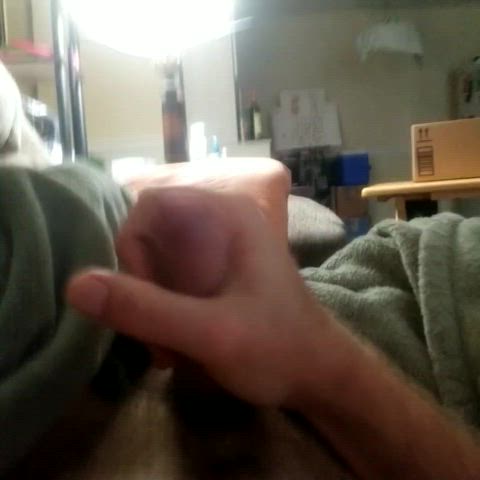 cumshot male masturbation pov solo uncircumcised clip