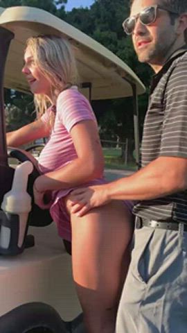 Blonde Doggystyle Gabbie Carter Public Standing Doggy Teen clip