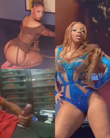 babecock big ass celebrity chloe b cumshot ebony nsfw clip