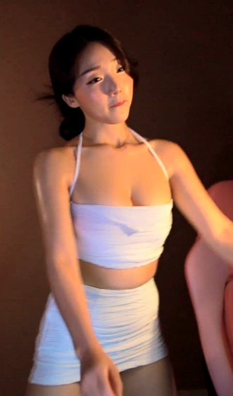 asian big tits cute oiled clip