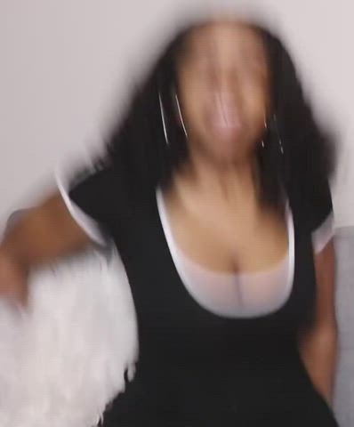 Big Tits Busty Cleavage Compilation Ebony clip