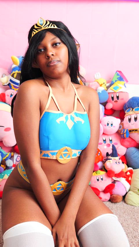 cosplay costume ebony elf gamer girl hentai adorable-porn ebony-girls gamers women-of-color