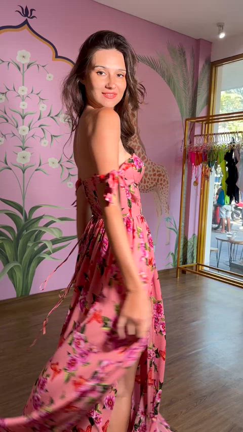 dress pink pretty clip
