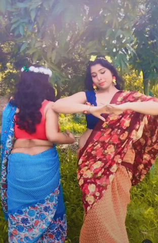 Desi Indian Saree clip