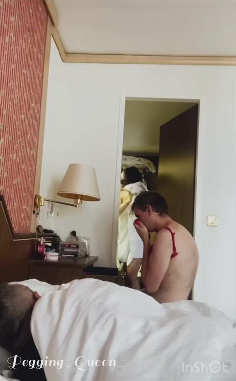 He was cuckold then pegged