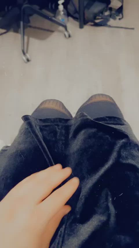 femboy sfw squeezing thick thighs thigh highs thighs clip