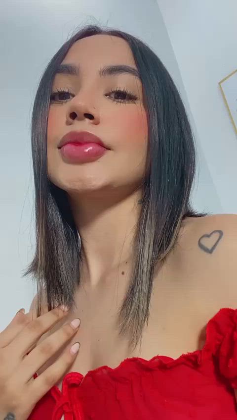 latina lingerie lips pretty sensual clip