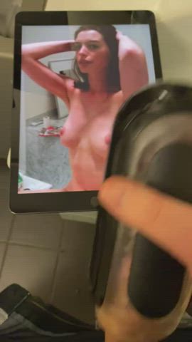 anne hathaway celebrity cum toy tribute clip