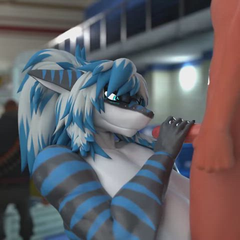 animation big dick big tits breeding furry handjob muscular girl rubbing sex clip