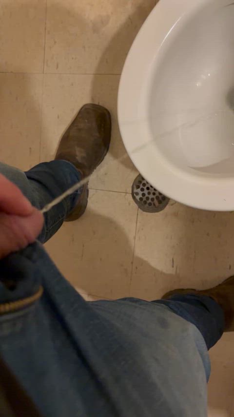 bar pee peeing piss pissing small cock small dick clip