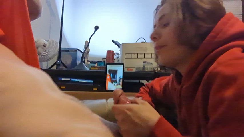 cock milking humiliation milking premature ejaculation girls-finishing-the-job clip