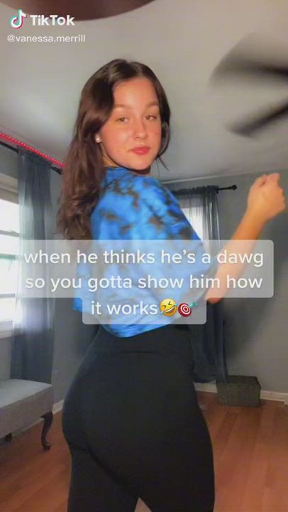 Ass TikTok White Girl clip