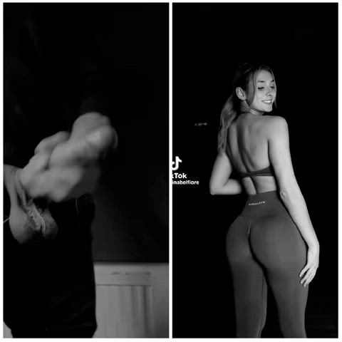 babecock big dick cum split screen porn tiktok clip