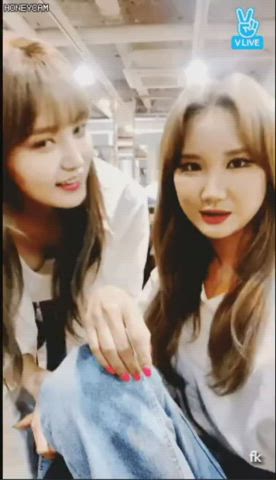 celebrity downblouse korean clip