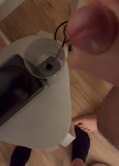 My girlfriend helping me cum at the hotel we’re staying at