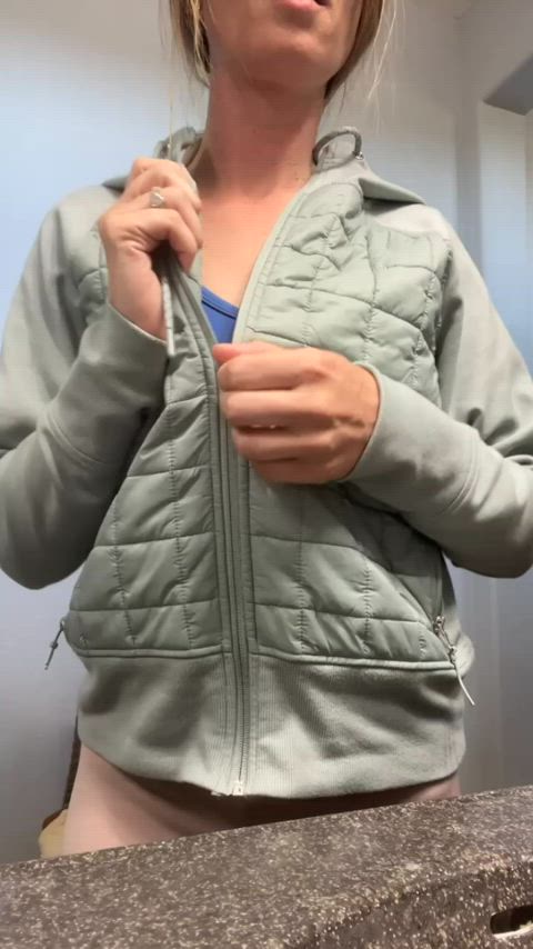 blonde milf stripping clip