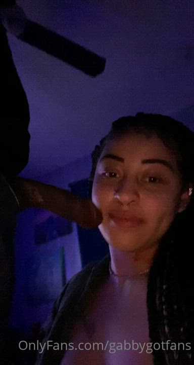 Amateur Blowjob Ebony Couple clip