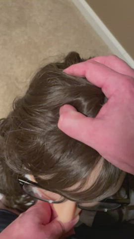 blowjob glasses sex doll clip