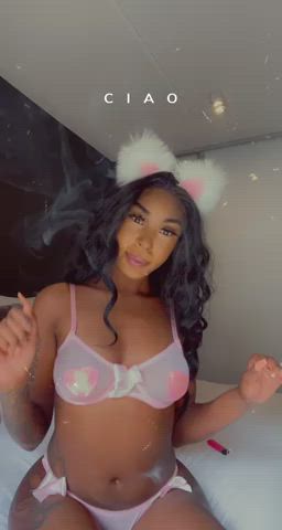 Cosplay Ebony Fetish Findom Smoking Tattoo clip