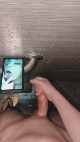 Cumshot Shower Tribute clip