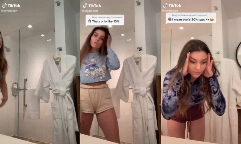 brunette compilation teen tiktok twerking clip