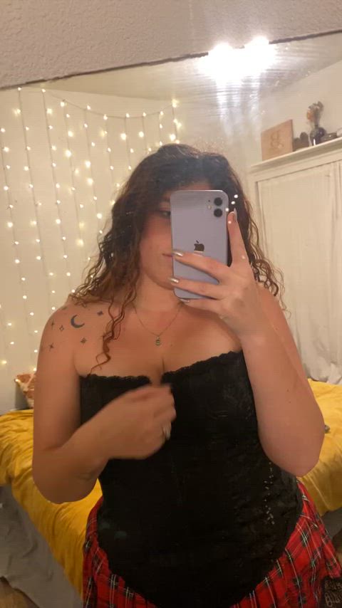 big tits corset white girl clip