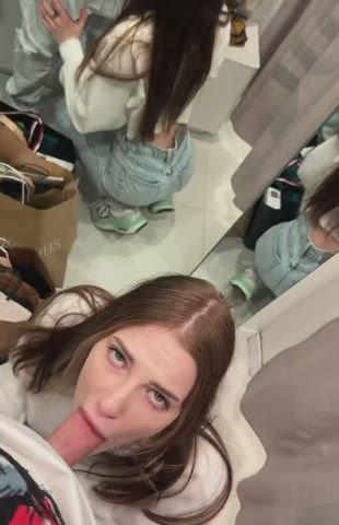 bathroom blowjob reislin clip