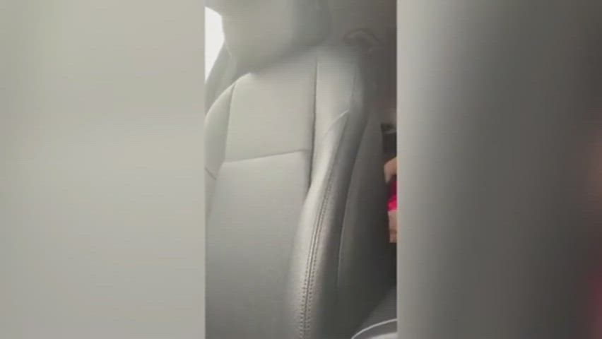 Onlyfans girl masturbating in an Uber