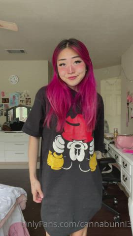 asian petite t-shirt clip
