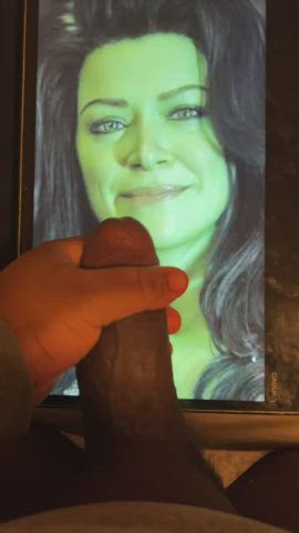 celebrity cumshot superheroine tribute clip