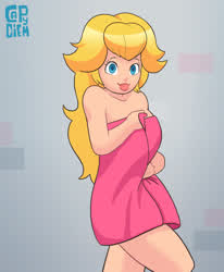 Big Nipples Big Tits Blonde Cartoon Futanari Pink clip