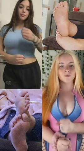Sister Soles Split Screen Porn clip