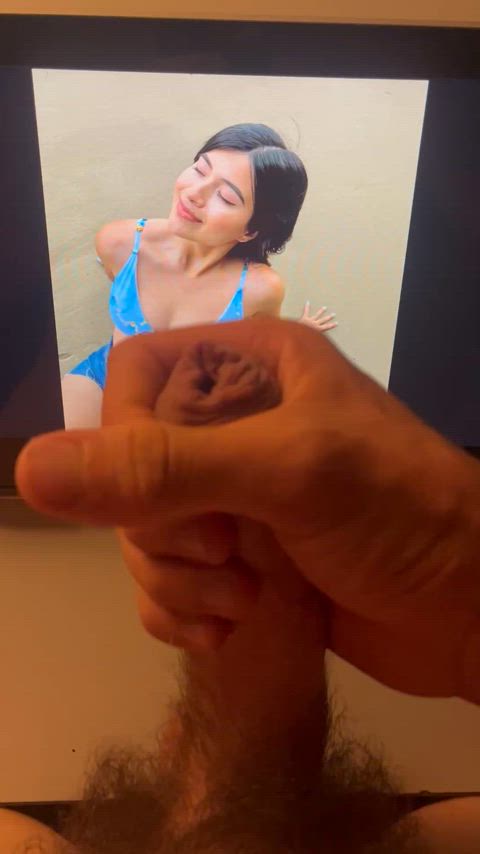big dick bikini clothed cock jerk off male masturbation masturbating solo teen tribute
